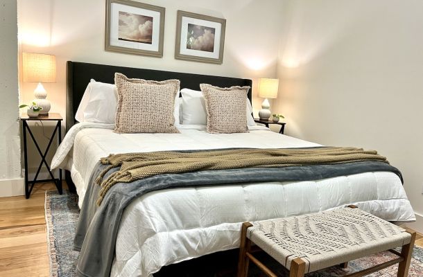 Shelburne Falls Firehouse Studios Bedroom