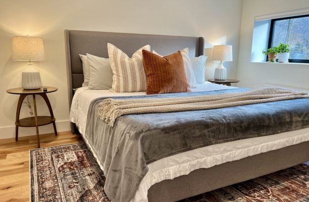 Shelburne Falls Firehouse Studios Bedroom