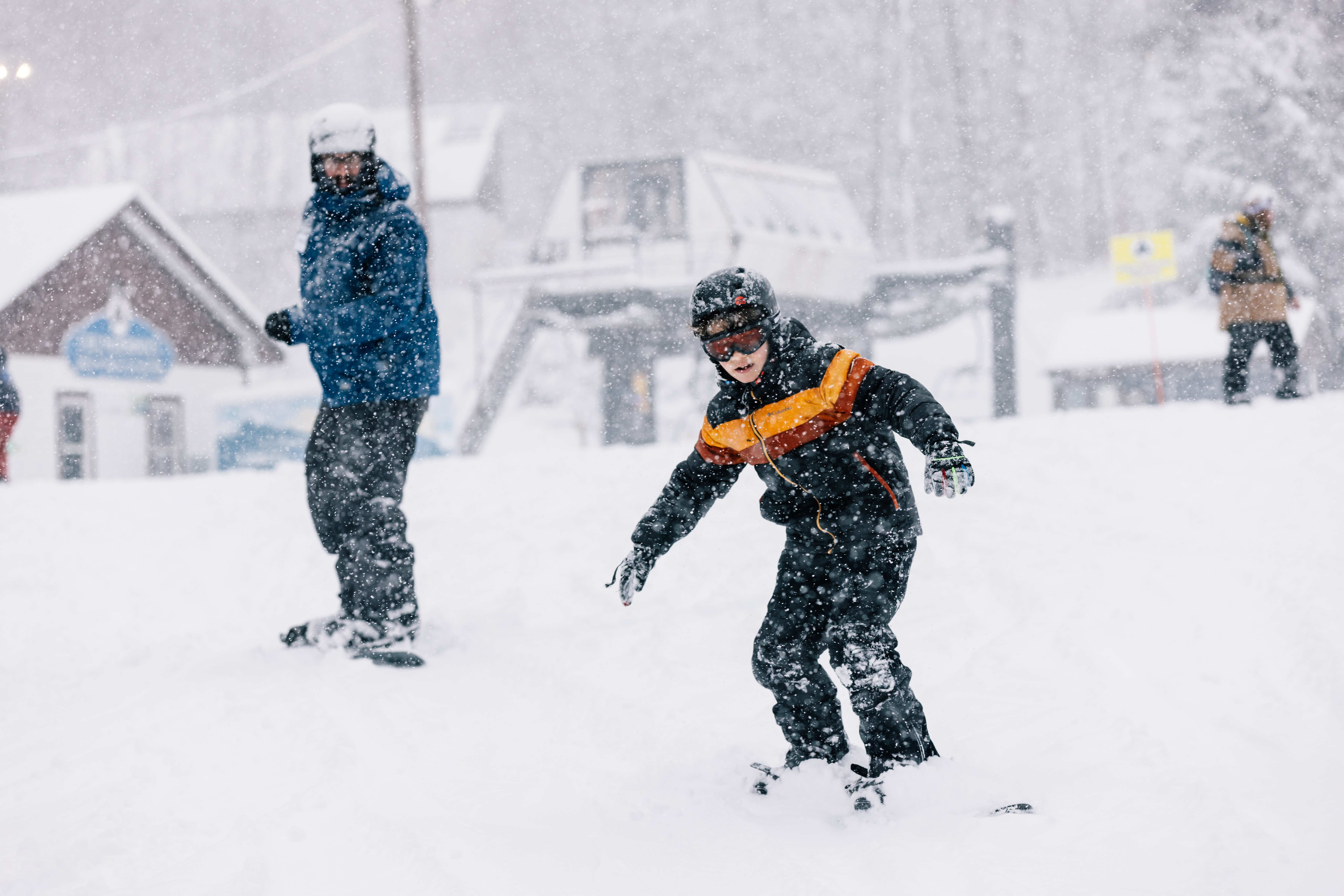 Skiers taking Private Lessons at Berkshire East
