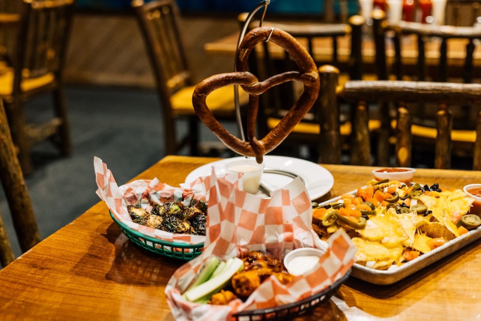 Appetizers at the Crazy Horse Bar and Grill